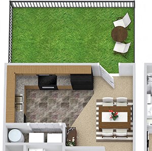 Boxwood with Fenced-in Yard Boxwood with Fenced-in Yard. 2 bedroom townhome. Kitchen open to living/dinning room. 1 full bathroom + powder room. large closets. back door open to yard